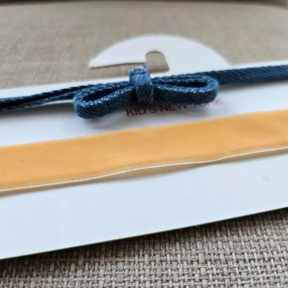 Cara Kids New York Choker Necklace Set of 2 Chokers Yellow and Blue Jewelry